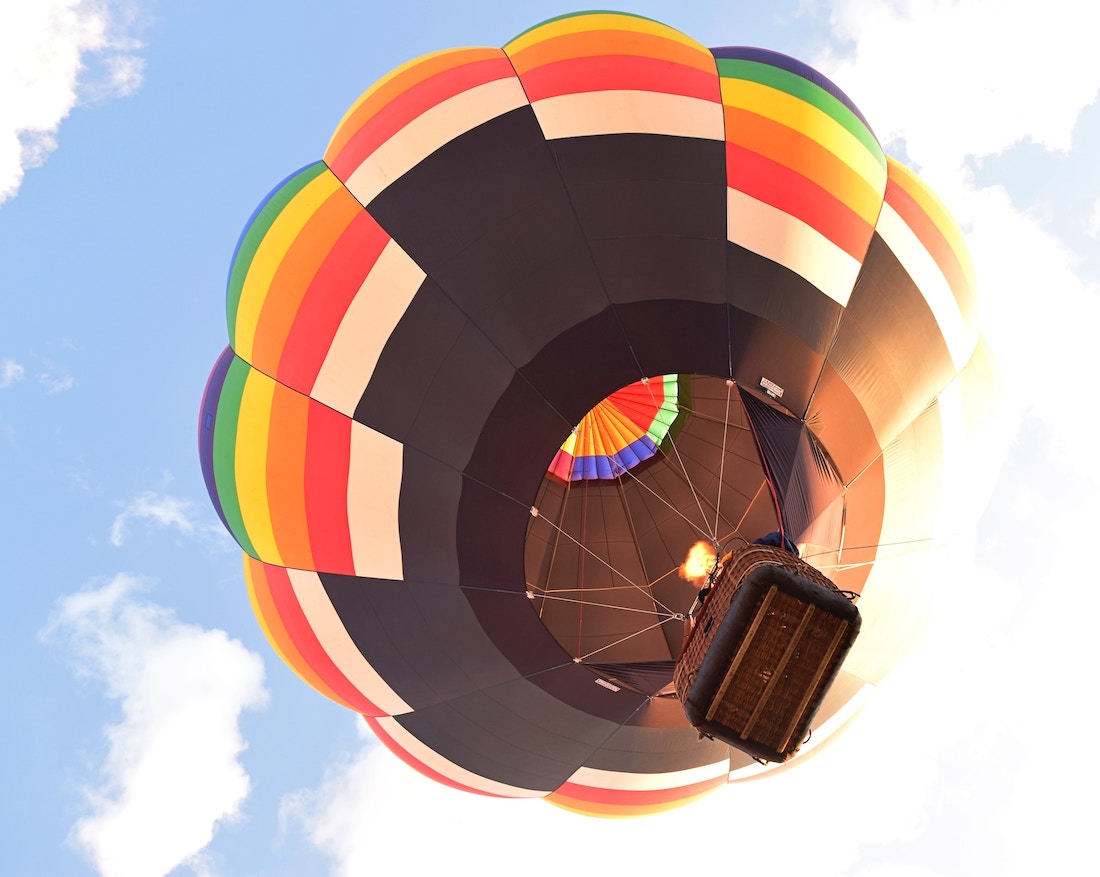 Baloon flight in Dubai